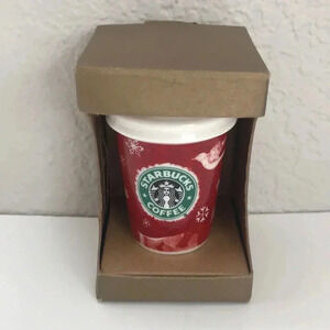 Starbucks Red Reindeer Ornament